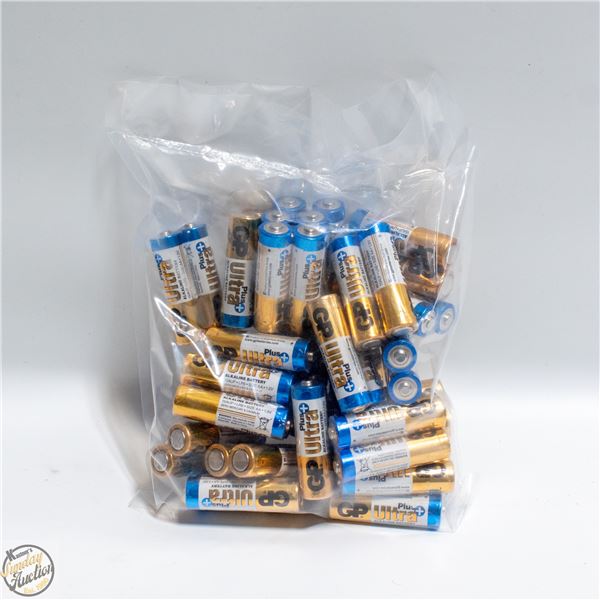 25 X 2 AA ALKALINE BATTERIES 50 TOTAL