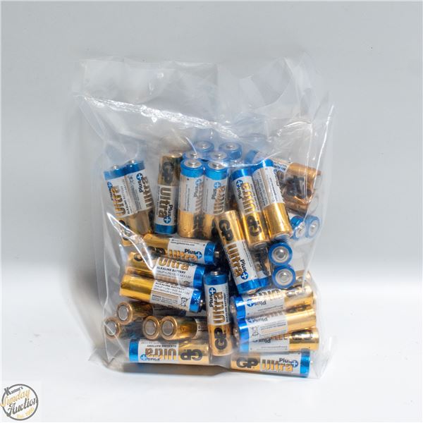 25 X 2 AA ALKALINE BATTERIES 50 TOTAL