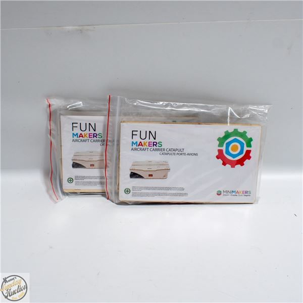 2 AIRCRAFT CARRIES WITH TOOLS, MOTOR, BATTERY OP.