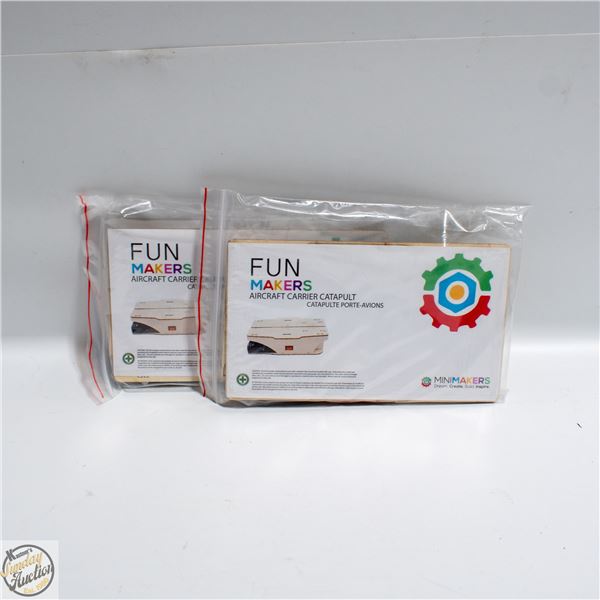 2 AIRCRAFT CARRIES WITH TOOLS, MOTOR, BATTERY OP.