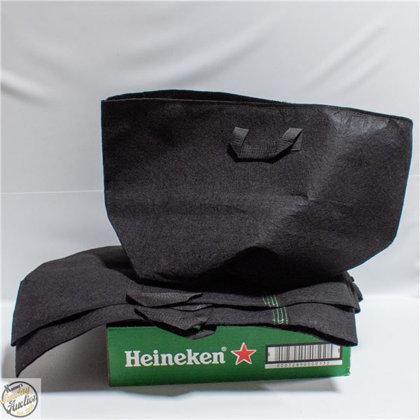 10 X 7 GALLON FABRIC GROW BAGS WITH HANDLES