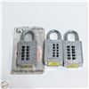 Image 1 : 3 X COMBINATION LOCKS