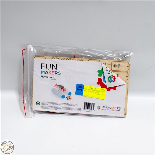 MAKE YOUR OWN HOVERCRAFT- MINI MAKERS BATTERY OP.