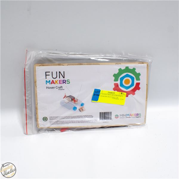 MAKE YOUR OWN HOVERCRAFT- MINI MAKERS BATTERY OP.
