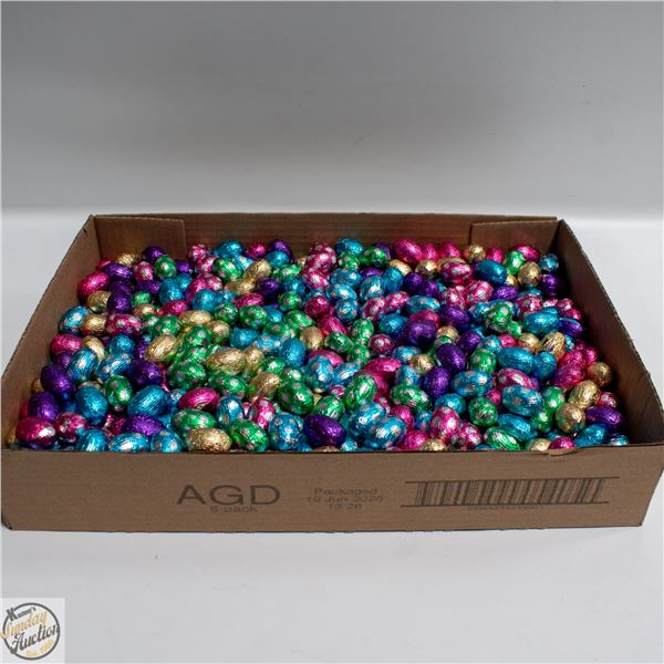 APPROX 11LBS MILK CHOC. FOIL WRAPPED EASTER EGGS