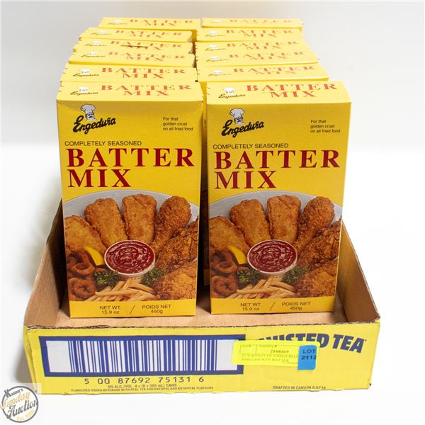 12 X BOXES OF ENDGURDA FISH AND CHICKEN BATTER