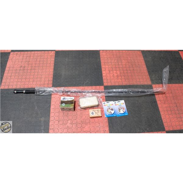 FLY FISHING PACKAGE, FLY ROD, REEL, 24 FLYS, 2 FLY