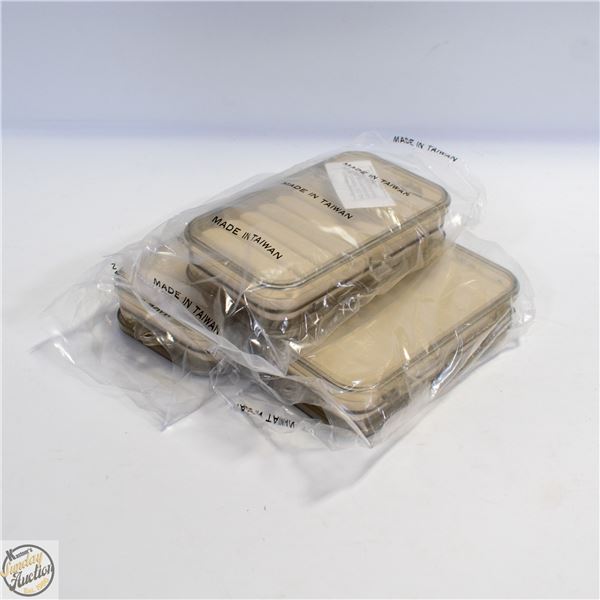 3 X DOUBLE SIDED FLY CASES