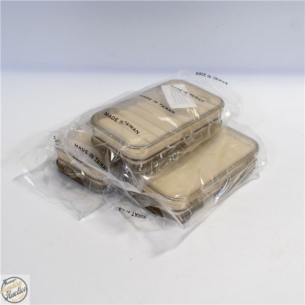 3 X DOUBLE SIDED FLY CASES