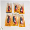 Image 1 : 6 X COHO CATCHERS BLUE/RED/SILVER SCALE
