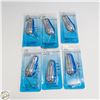 Image 1 : 6 X SALMON CATCHERS #307-65 SILVER/BLUE SCALE