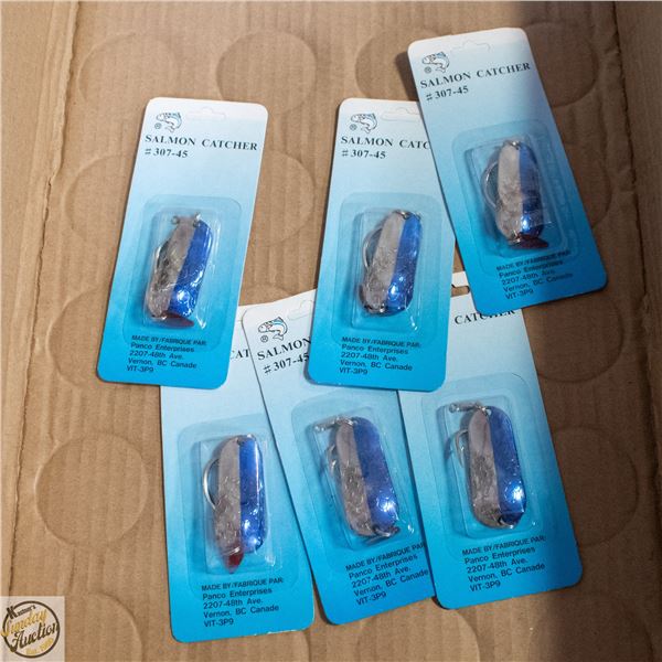 FLAT OF SALMON CATCHERS