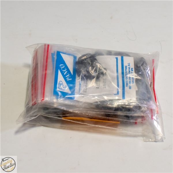 12 X RUBBER CENTER SINKERS 1/5 OZ X 5 PC PER PACK