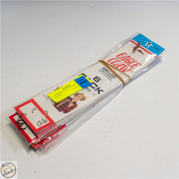 12 X 6 PACK EAGLE CLAW AND LEADERS