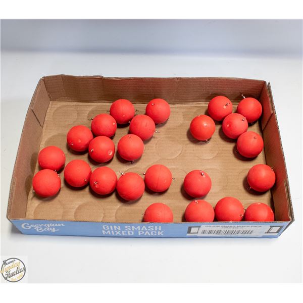 24 X RUBBER BOBBERS