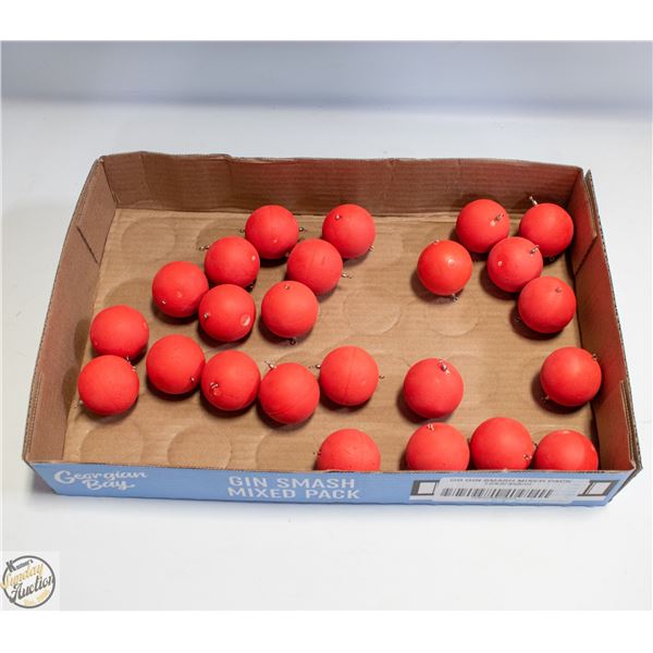 24 X RUBBER BOBBERS