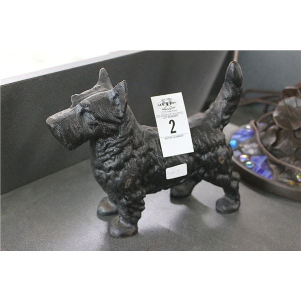 Cast Scottie Door Stop