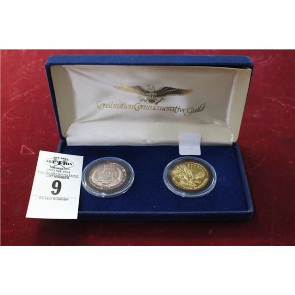 Commemorative Guild   2 Pc.  Coin Set w/Box