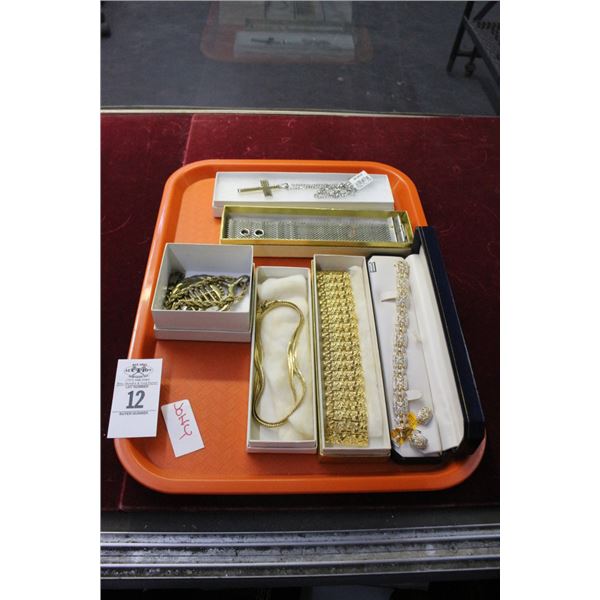 Rosary w/Fashion Necklaces/Bracelets