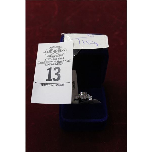 Moissanite 55K  Ring - Still Has Tag