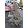 Image 2 : Large Cypress Stump Cut Patio Chair