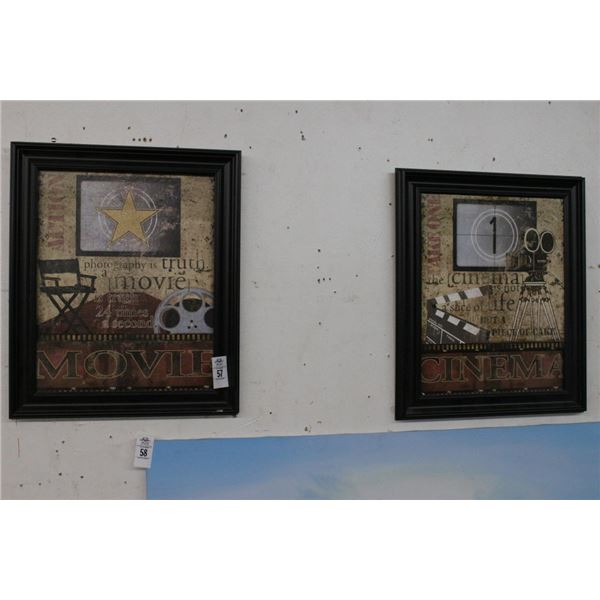 Movie/Cinema Framed Wall Art - 2