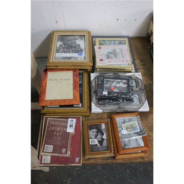 Large Lot Asst. Photo Frames