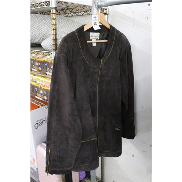 Linea Brown Leather Jacket