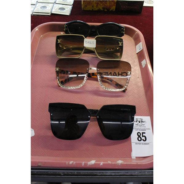 4-Channel/Louie/Other Designer Sunglasses - 4 X $