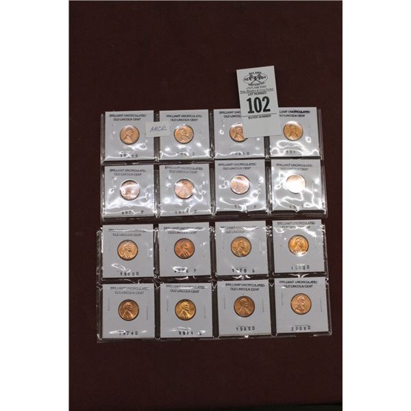 Uncirculated Lincoln Cents - 16