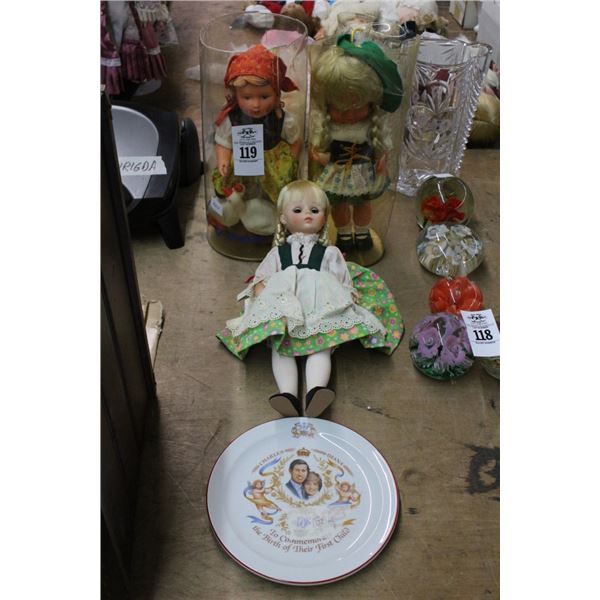 Gobele Dolls 3, Charles/Diana Collector Plate