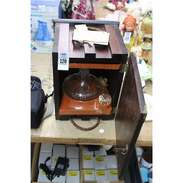 Wild Turkey Decanter w/COA, Wooden Storage Crate