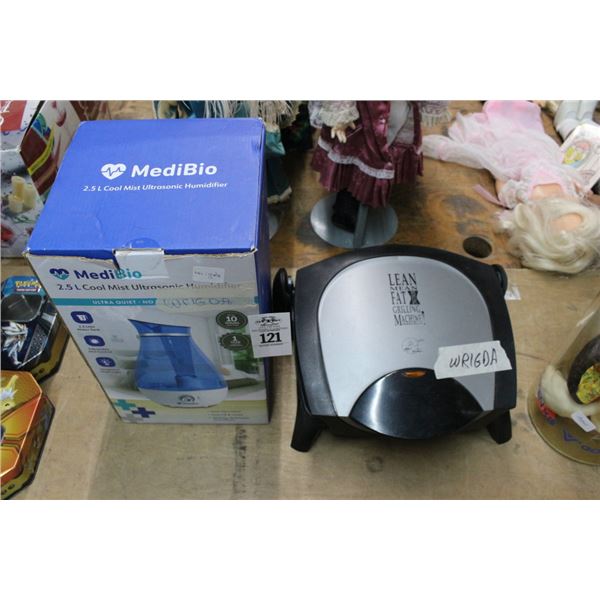 Coolmist Ultrasonic Humidifier, Coleman Grill