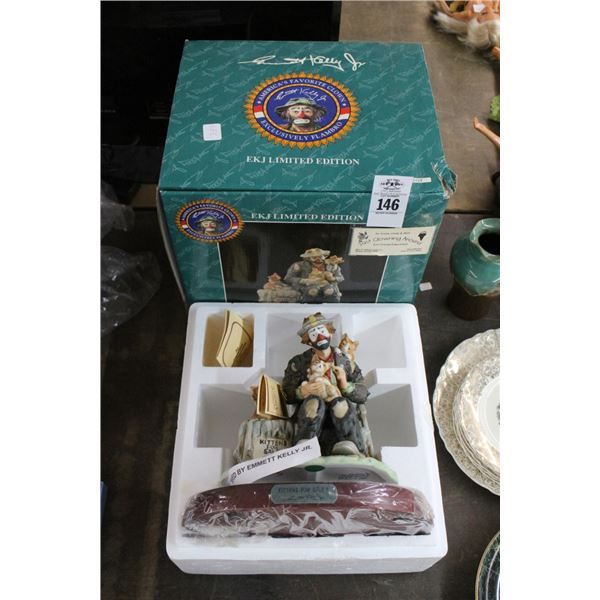 Emmett Kelley Jr. Kittens For Sale Figural Décor w/Box/COA