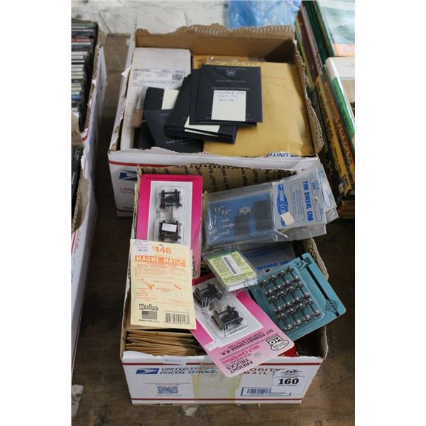 Ho Train Car Accessories, Metal Sheets - 2 Boxes