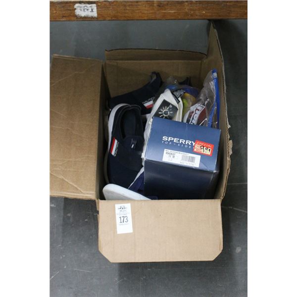 Sperry Topsiders Size 11, Nautica Shoes, Flashlights, Home Goods