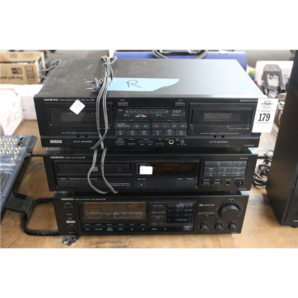 Onkyo Amp/Disc/Cassette Player - 3