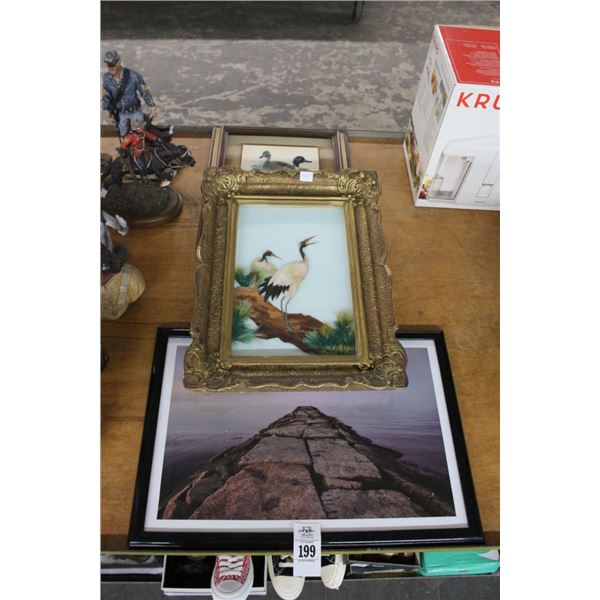 Shadowbox Herons/Ducks/Sea Scape Wall Art - 3