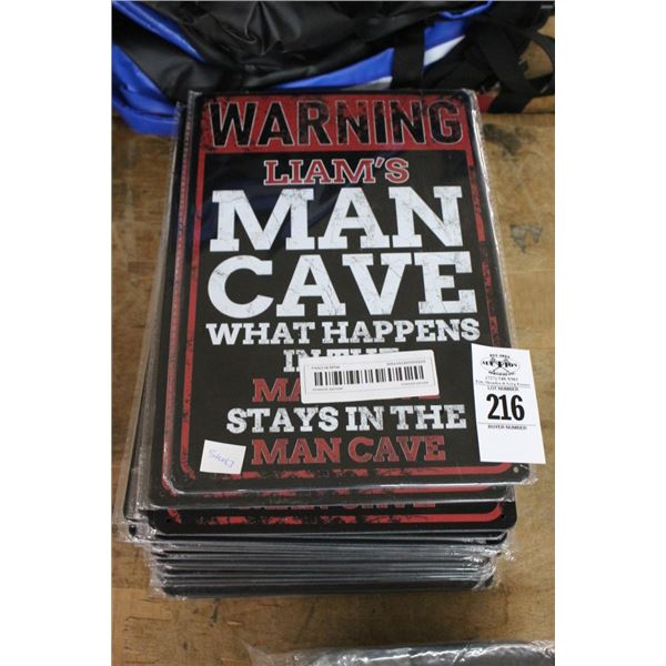 42-Man Cave Signs - 42 X $