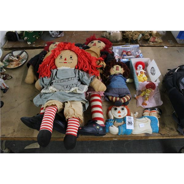 Raggedy Anne Style Dolls, Ronald McDonald/Others