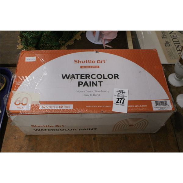 Shuttle Watercolor Paint