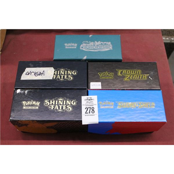 5-Pokemom Games - 5 X $