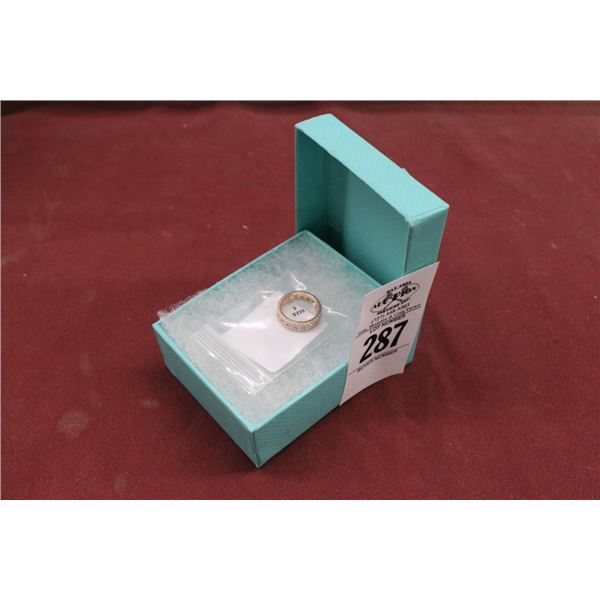 Tiffany Co. Size 8 Rose Gold Ring