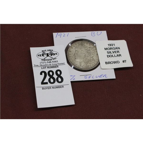 1921 Morgan Silver Dollar