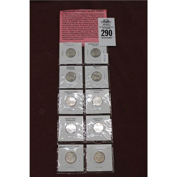 Westward Journey Nickels Series 10 Coin Set