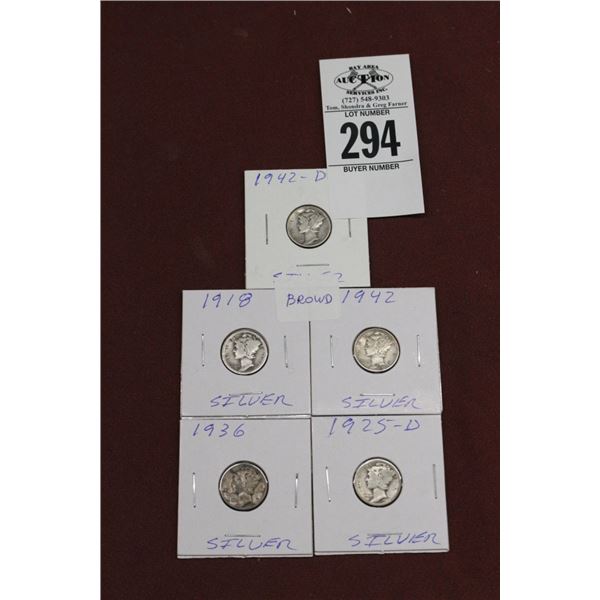 Asst. Dates Silver Dimes