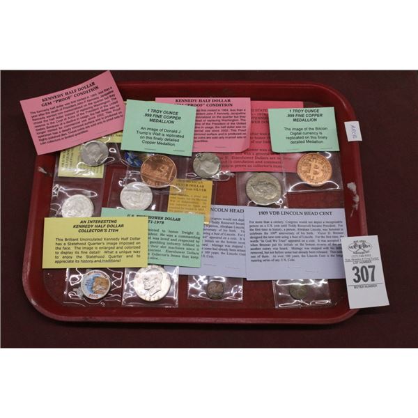 Kennedy Half, Ike Dollar, Silver Mexican Dollar, Troy Ounce, Others