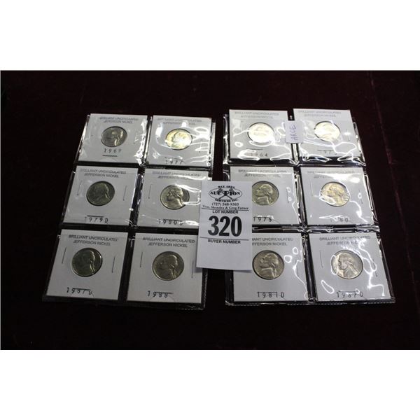 Jefferson Nickels - 12