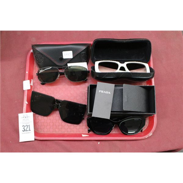 4-Ray Ban/Gucci/Prada/Channel Designer Sunglasses - 4 X $