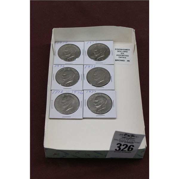 6-Asst. Ike Dollars